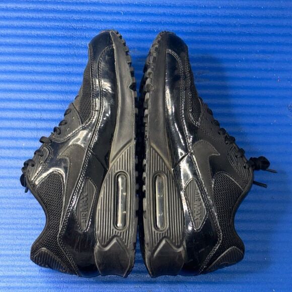 Size 8.5- Women’s Nike Air Max 90 Premium 443817-002 Black Sneakers RARE Multi - Picture 6 of 8